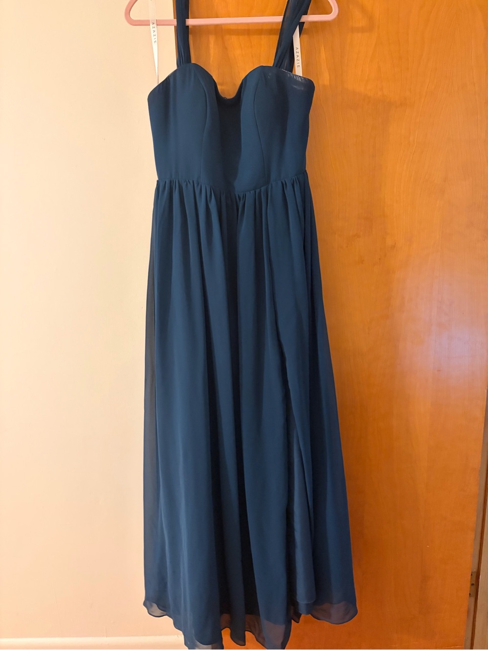 Azazie Sweetheart Neptune Blue Formal Dress